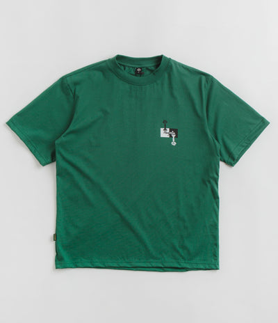Magenta Chess T-Shirt in Green