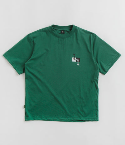 Magenta Chess T-Shirt - Green