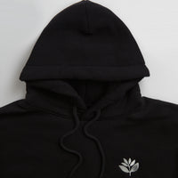 Magenta Cord Plant Hoodie - Black thumbnail