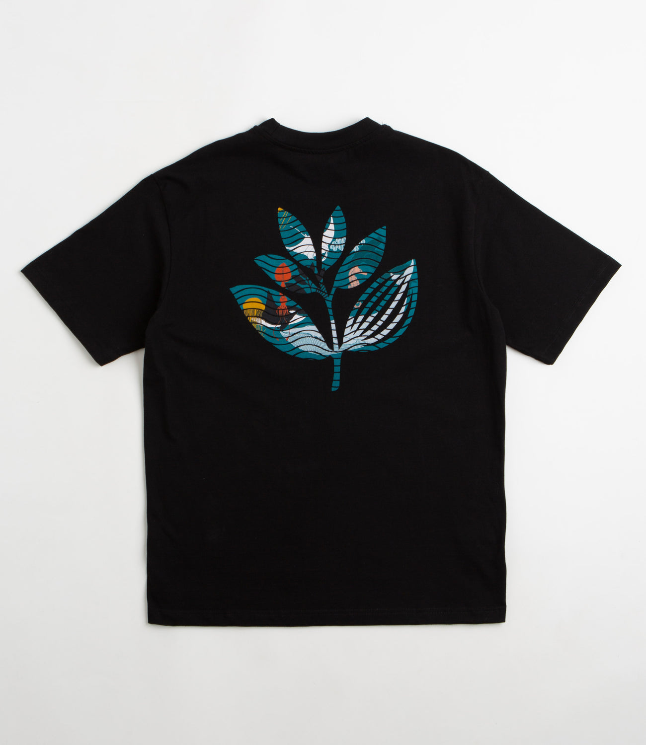 Magenta Deep Plant T-Shirt - Black | Flatspot