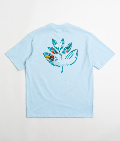 Magenta Deep Plant T-Shirt - Blue
