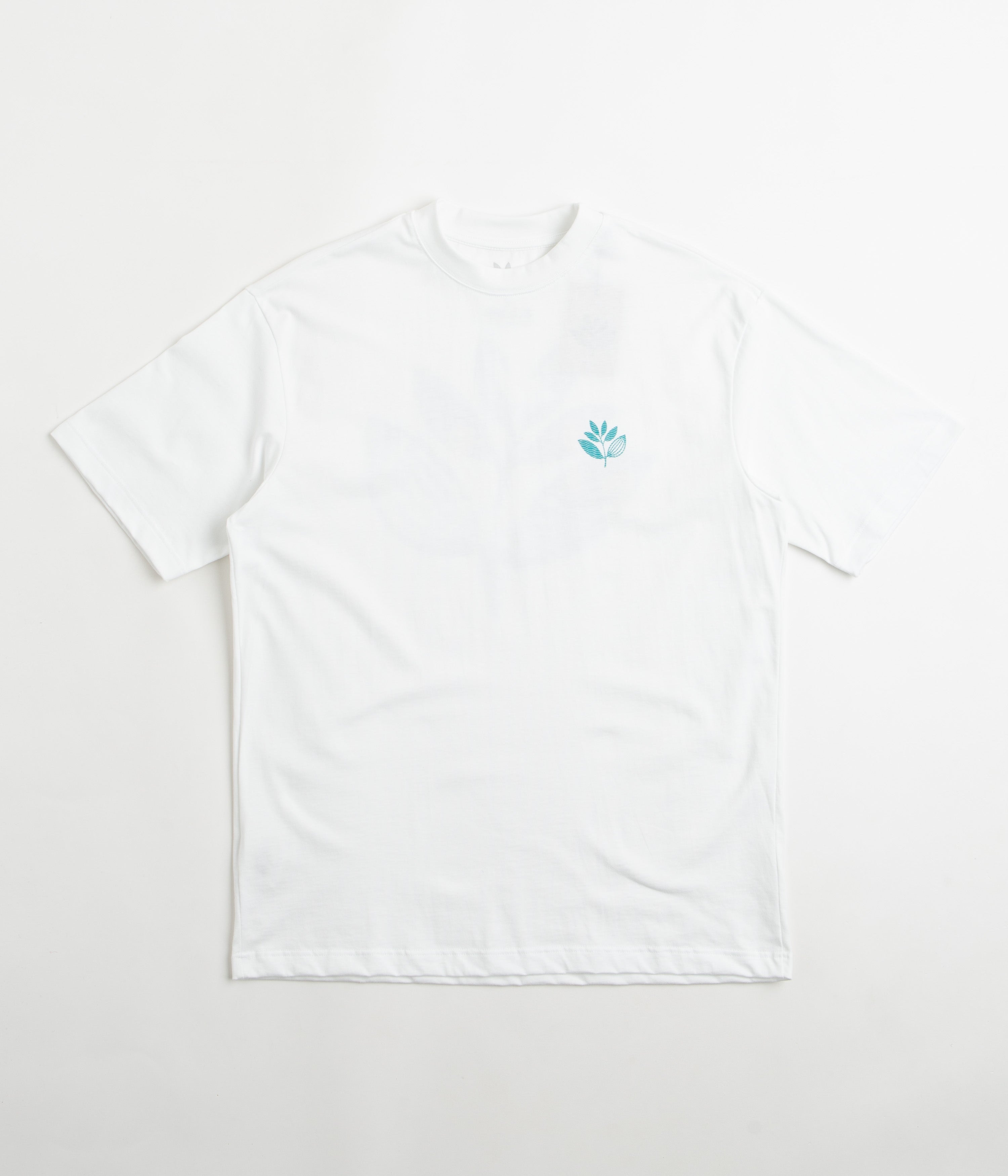 Magenta Deep Plant T-Shirt - White | Flatspot