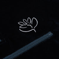 Magenta Dimanche Velour 1/2 Zip Sweatshirt - Navy thumbnail