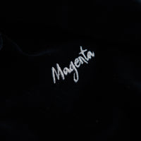 Magenta Dimanche Velour 1/2 Zip Sweatshirt - Navy thumbnail