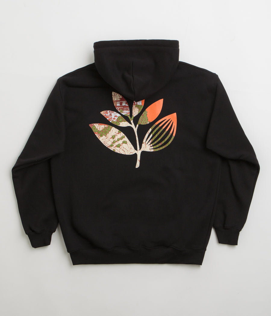 Magenta Dojo Hoodie in Black