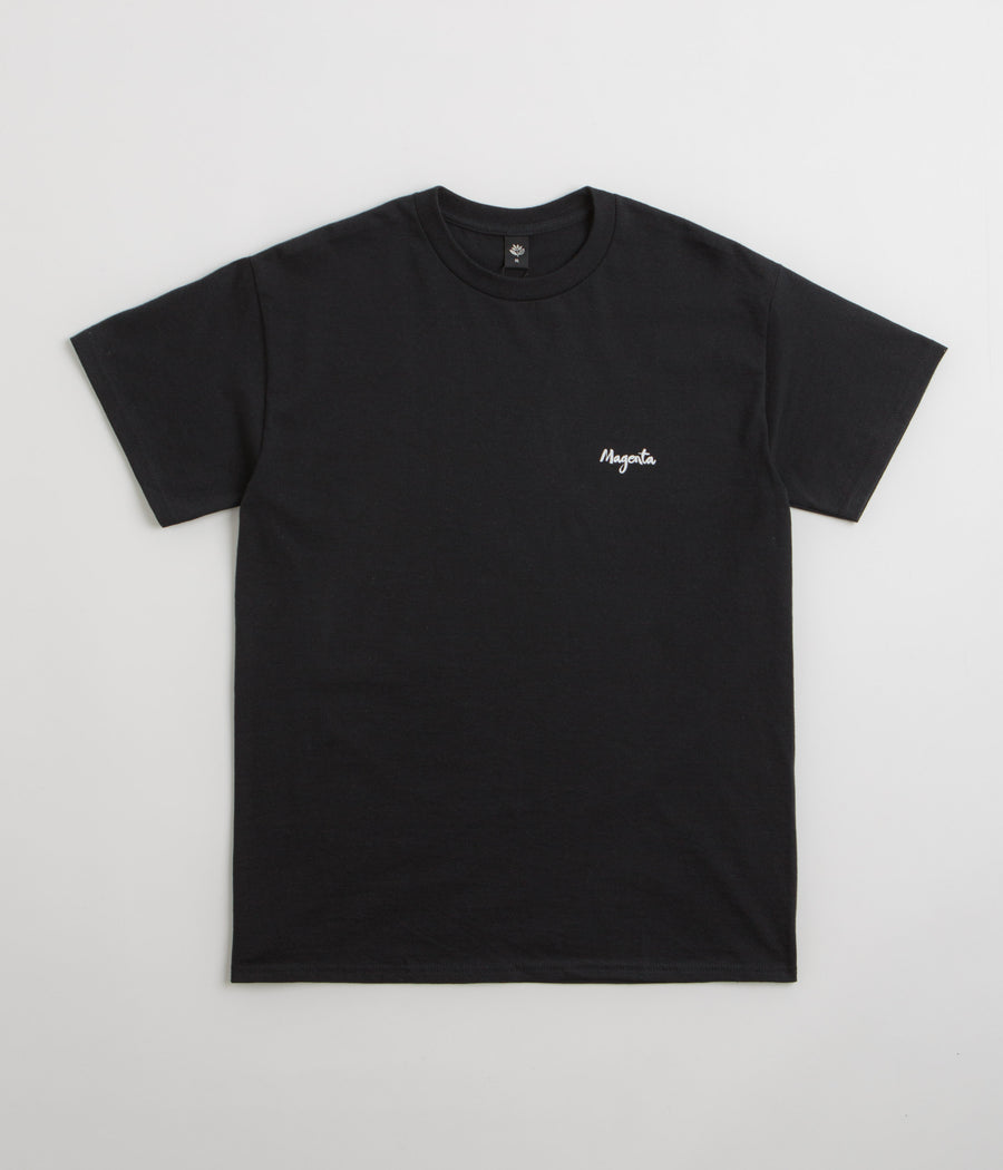 Magenta Femme T-Shirt in Black