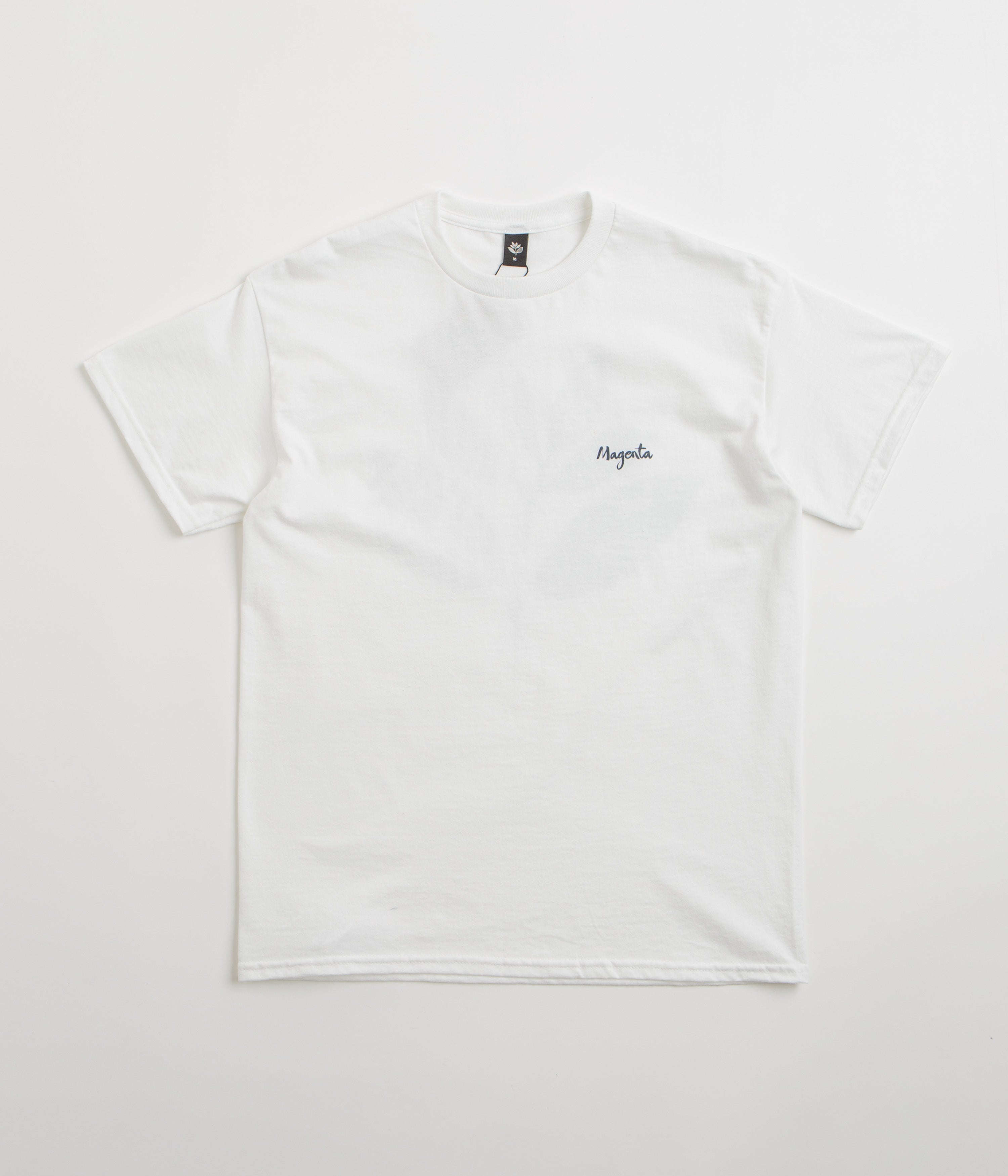 Magenta Femme T-Shirt in White