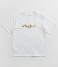 Magenta Groove T-Shirt in White