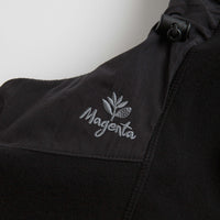 Magenta Hold Up Fleece Mask - Black thumbnail