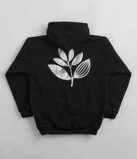 Magenta Marble Hoodie in Black