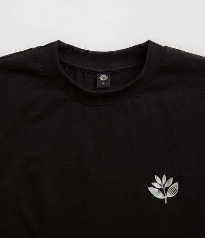 Magenta Marble T-Shirt in Black