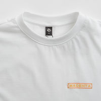 Magenta Mosaic T-Shirt in White thumbnail