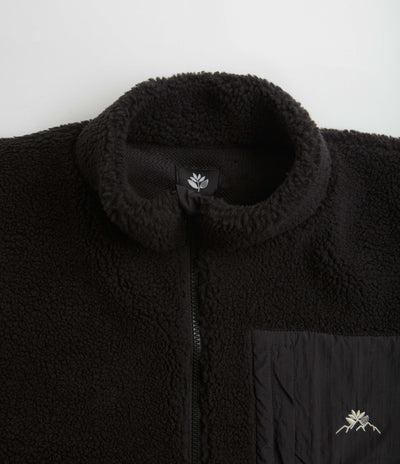 Magenta MTN 3/4 High Neck Fleece - Black