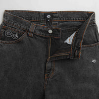 Magenta OG 2 Tone Jeans - Distressed Black Denim / Off White thumbnail