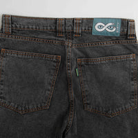 Magenta OG 2 Tone Jeans - Distressed Black Denim / Off White thumbnail