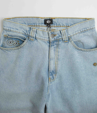 Magenta OG 2 Tone Jeans in Washed Denim and Orange