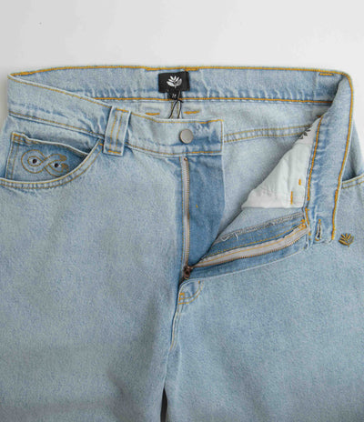 Magenta OG 2 Tone Jeans in Washed Denim and Orange