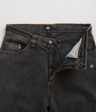 Magenta OG Denim Pants - Distressed Black