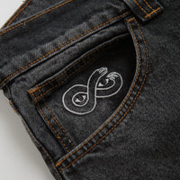 Magenta OG Denim Pants - Distressed Black thumbnail