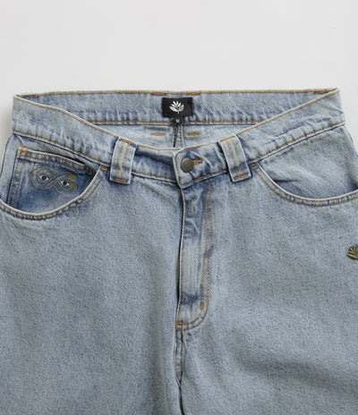 Magenta OG Denim Pants in Washed Blue