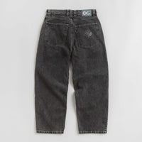Magenta OG Stitch Jeans in Distressed Black Denim thumbnail