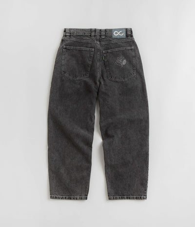Magenta OG Stitch Jeans in Distressed Black Denim