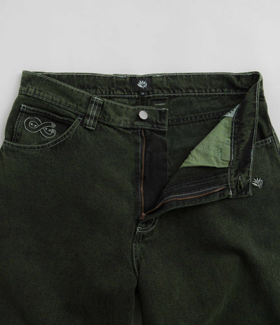 Magenta OG Stitch Jeans - Green Denim