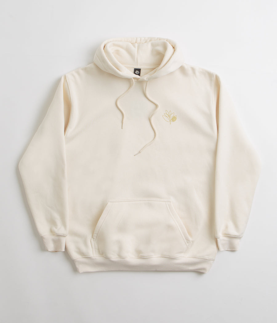 Magenta Outline Hoodie in Natural