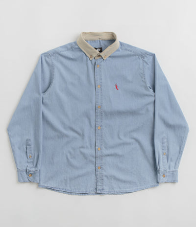 Magenta PWS Shirt in Washed Denim