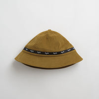 Magenta Script Cord Bucket Hat - Brown thumbnail