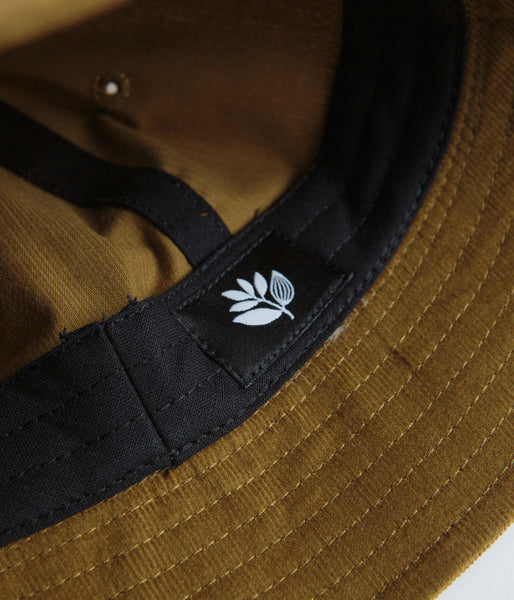 Magenta Script Cord Bucket Hat - Brown | flatspot