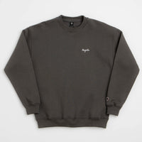 Magenta Script Crewneck Sweatshirt - Dark Charcoal thumbnail
