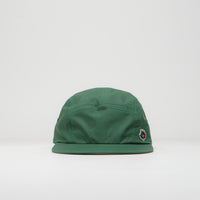 Magenta Smash 5 Panel Cap in Green thumbnail