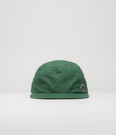 Magenta Smash 5 Panel Cap - Green