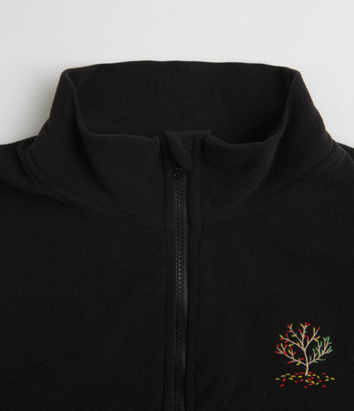 Magenta Spot Hunter Fleece Vest - Black