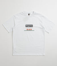 Magenta Station T-Shirt in White