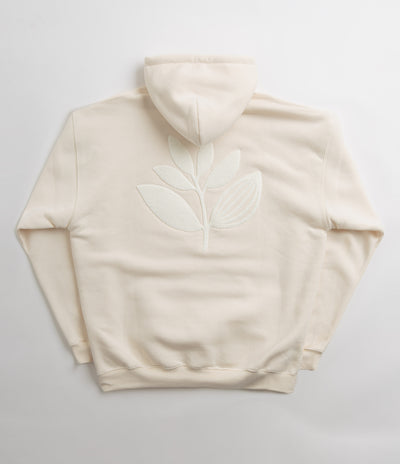 Magenta Terry Plant Hoodie - Natural