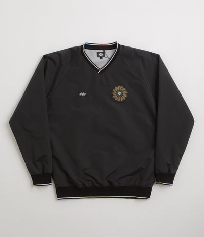 Magenta Tres Tech V Neck Sweatshirt - Black