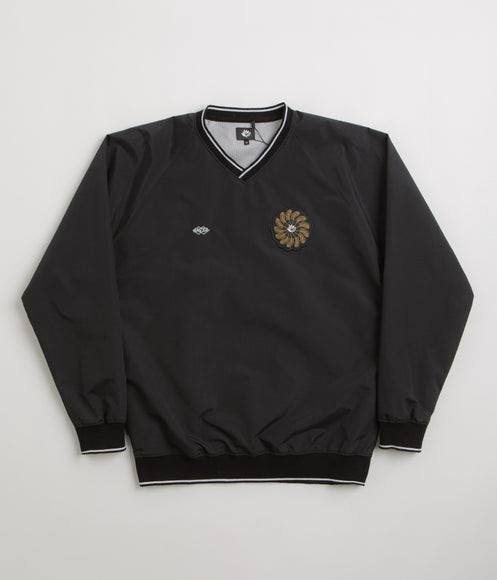 Magenta Tres Tech V Neck Sweatshirt - Black