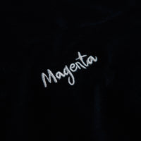 Magenta Velours T-Shirt in Navy thumbnail
