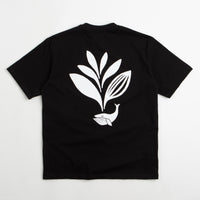Magenta Whale Plant T-Shirt - Black thumbnail