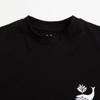 Magenta Whale Plant T-Shirt - Black thumbnail