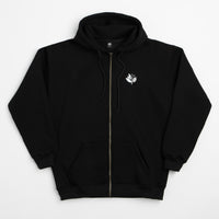 Magenta Yin Full Zip Hoodie - Black thumbnail