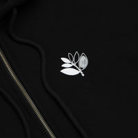 Magenta Yin Full Zip Hoodie - Black thumbnail