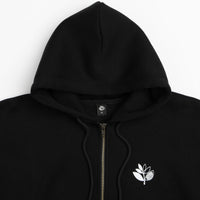 Magenta Yin Full Zip Hoodie - Black thumbnail