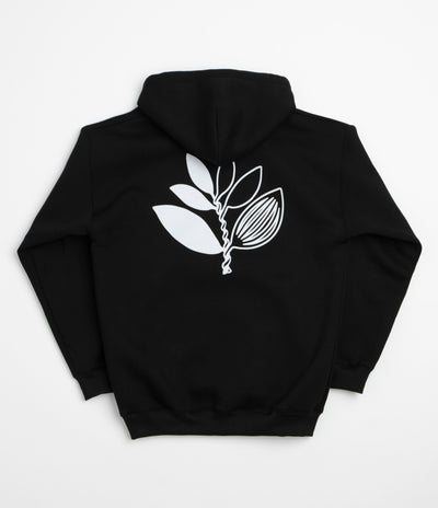 Magenta Yin Full Zip Hoodie - Black