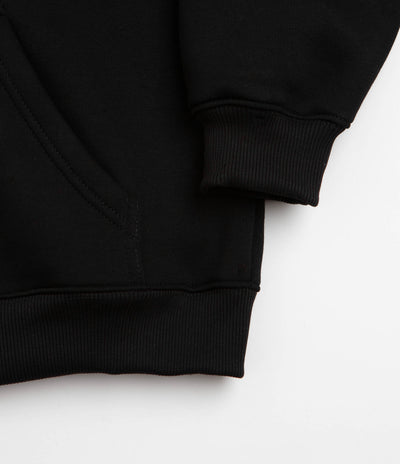 Magenta Yin Full Zip Hoodie - Black