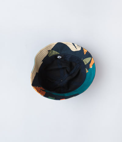 Magenta Deep Bucket Hat - Navy