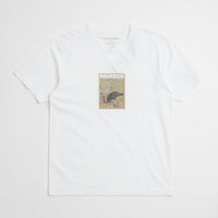 Maharishi Black Crow White Heron T-Shirt in White thumbnail