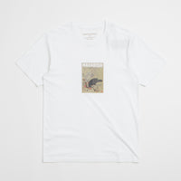 Maharishi Black Crow White Heron T-Shirt in White thumbnail